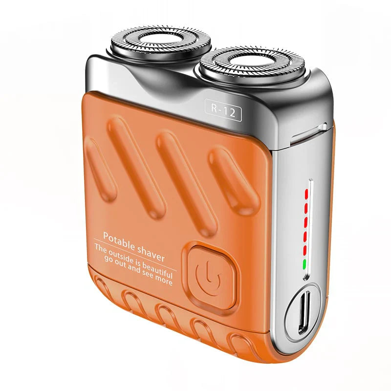 🔥🎉 Summer Hot Sale: 59% OFF! 🎁Portable Rotary Dual Ring Electric Shaver🚀