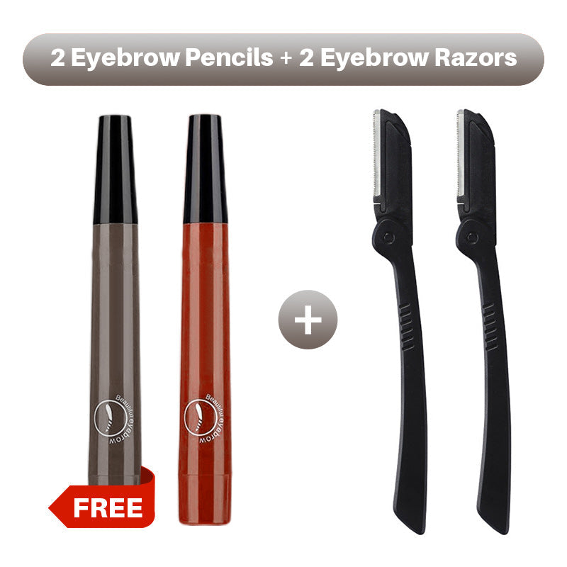 🎁Buy 1 Get 1 Free🔥Waterproof Four-tip Beard and Eyebrow Pen✨