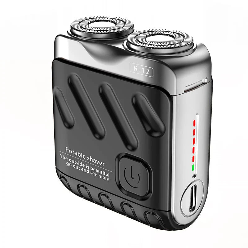 🔥🎉 Summer Hot Sale: 59% OFF! 🎁Portable Rotary Dual Ring Electric Shaver🚀