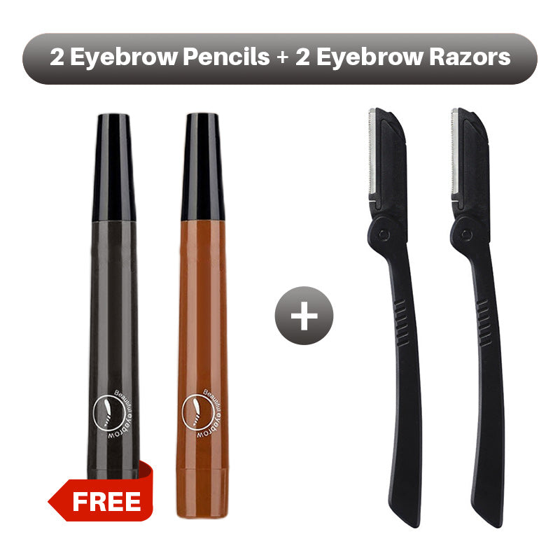 🎁Buy 1 Get 1 Free🔥Waterproof Four-tip Beard and Eyebrow Pen✨