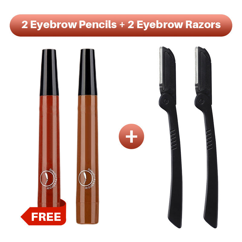 🎁Buy 1 Get 1 Free🔥Waterproof Four-tip Beard and Eyebrow Pen✨