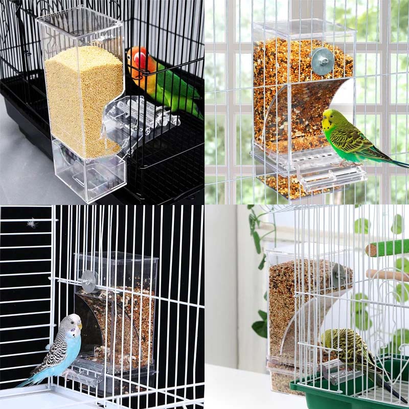 š„Hot Sale 49% OFF š¦Automatic No-Spill Transparent Bird Feeder