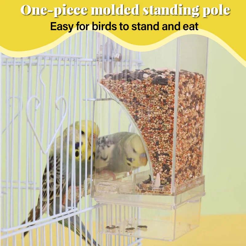 š„Hot Sale 49% OFF š¦Automatic No-Spill Transparent Bird Feeder