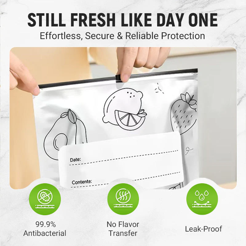 š„Global bestsellerš Limited time offer! Buy 3 get 2 freeš„¦Reusable Aluminum Foil Sealable Storage Bags