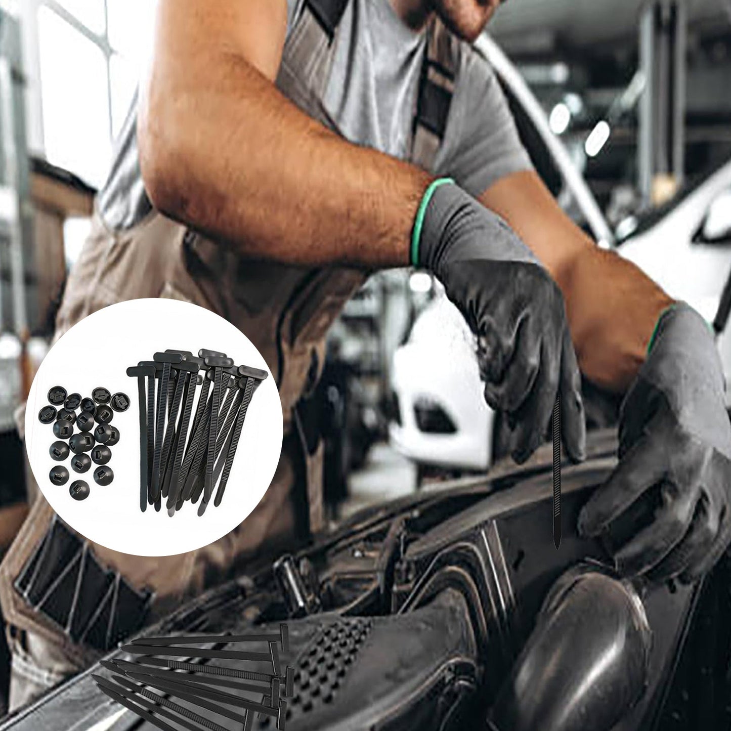 ✨Industrial Strength Cable Ties - Secure Fasteners for Home & DIY🚗