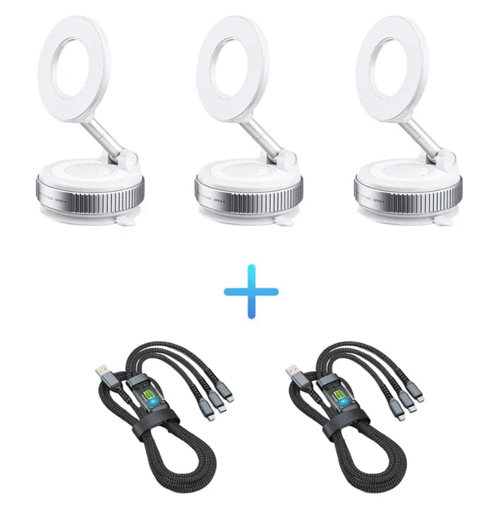 🔥Best Seller🔄360° Adjustable Vacuum Magnetic Phone Holder📱Factory Direct Sales🚗