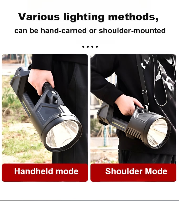 💥2024 BIG SALE 49% OFF💥 New German 1000000 Lumens Waterproof Spot Lights Handheld Large Searchlight