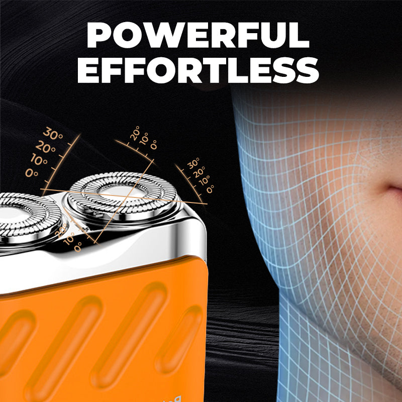 🔥🎉 Summer Hot Sale: 59% OFF! 🎁Portable Rotary Dual Ring Electric Shaver🚀