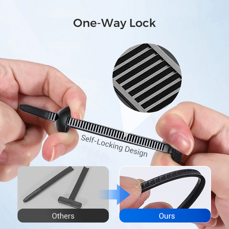 ✨Industrial Strength Cable Ties - Secure Fasteners for Home & DIY🚗