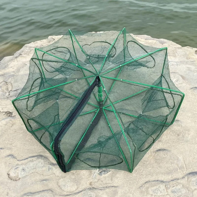 π¨ 50% OFF! π¨ Automatic folding net for anglers β reinforced nylon fishing net, landing net with telescopic handle π£β¨