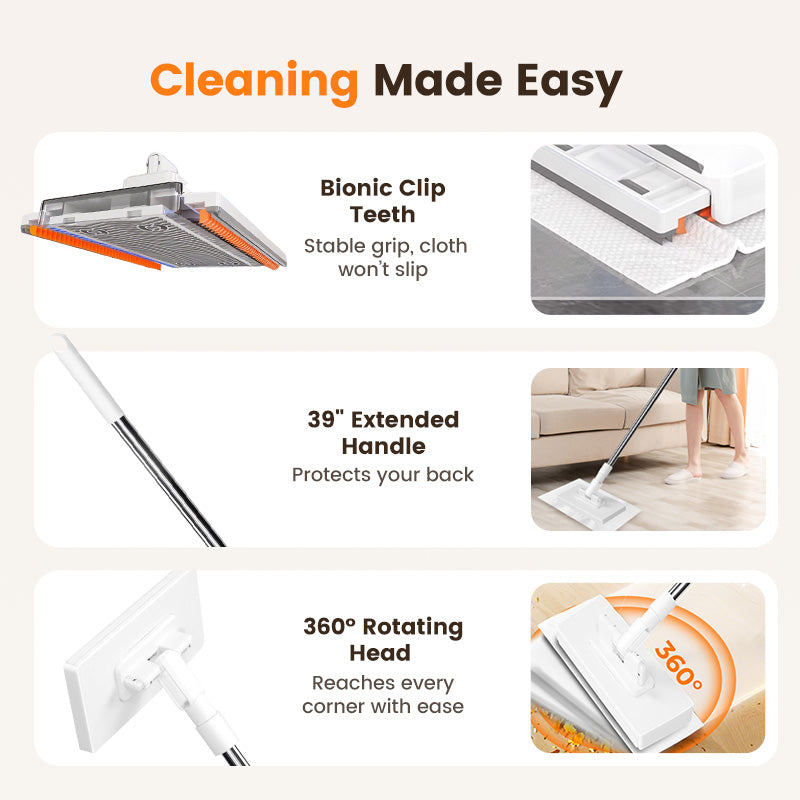 💥 Last day! 53% Off 💥 Multi-Surface Sweeper Mop