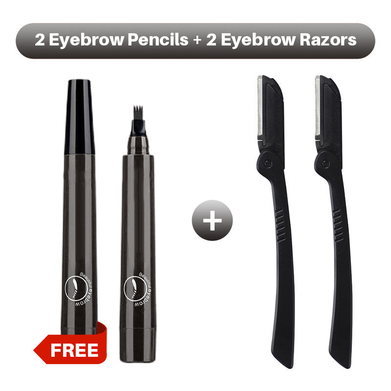 🎁Buy 1 Get 1 Free🔥Waterproof Four-tip Beard and Eyebrow Pen✨