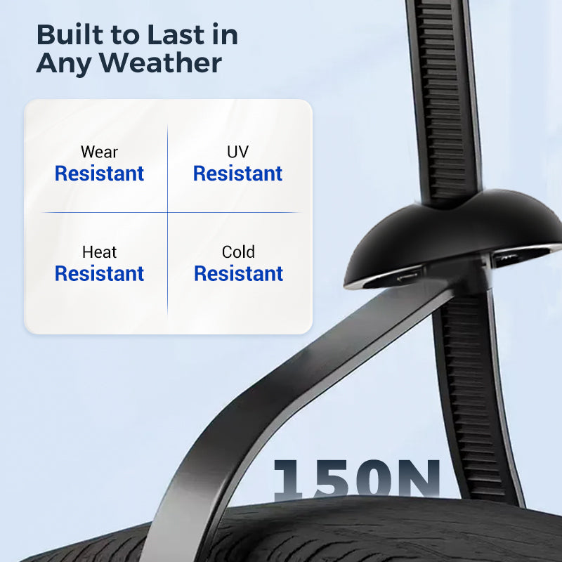 ✨Industrial Strength Cable Ties - Secure Fasteners for Home & DIY🚗