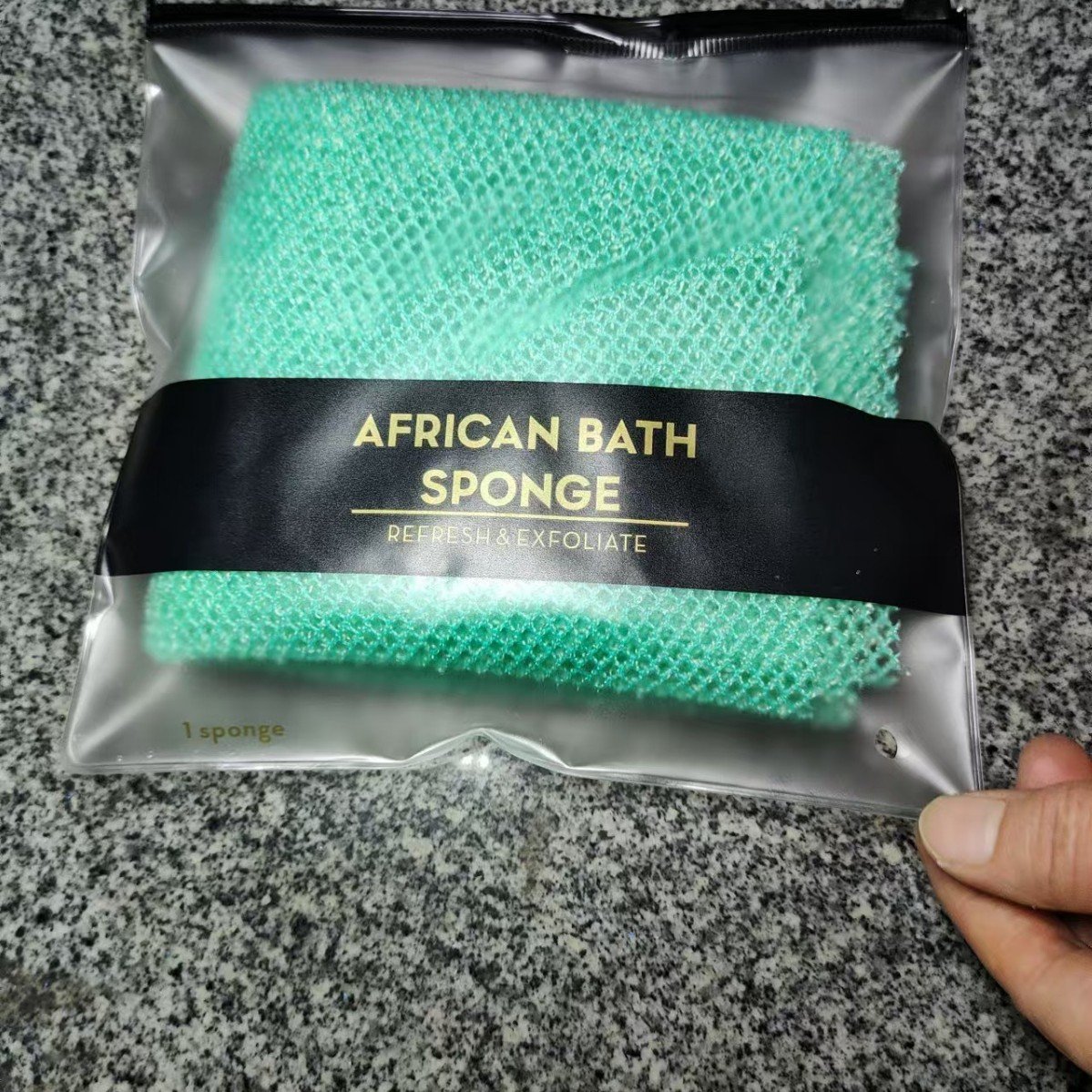 🔥Hot Sale ✨African Exfoliating Net Sponge(with Lemon Turmeric & Kojic Acid Brighetning Soap )