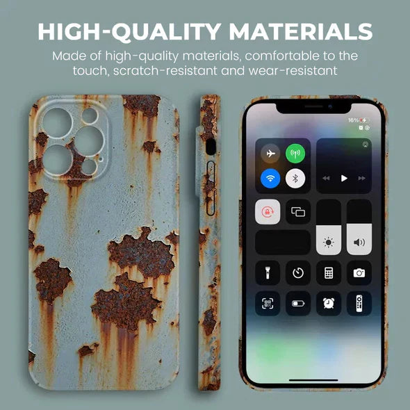 🔥2025 NEW ARRIVAL 🔩Vintage Rust Hard Case For iPhone🔥