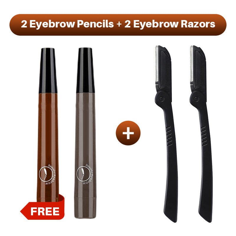 🎁Buy 1 Get 1 Free🔥Waterproof Four-tip Beard and Eyebrow Pen✨