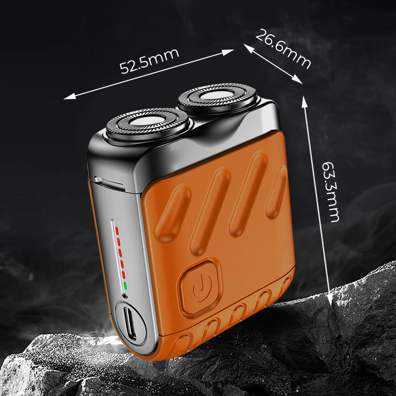 🔥🎉 Summer Hot Sale: 59% OFF! 🎁Portable Rotary Dual Ring Electric Shaver🚀