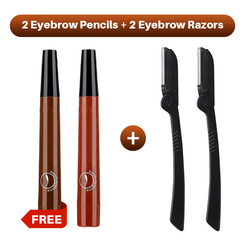 🎁Buy 1 Get 1 Free🔥Waterproof Four-tip Beard and Eyebrow Pen✨