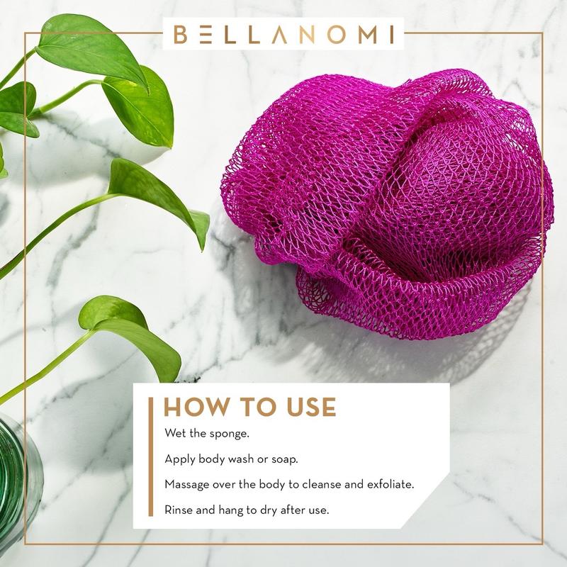 🔥Hot Sale ✨African Exfoliating Net Sponge(with Lemon Turmeric & Kojic Acid Brighetning Soap )