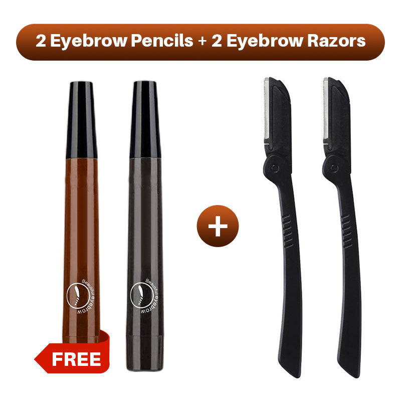 🎁Buy 1 Get 1 Free🔥Waterproof Four-tip Beard and Eyebrow Pen✨