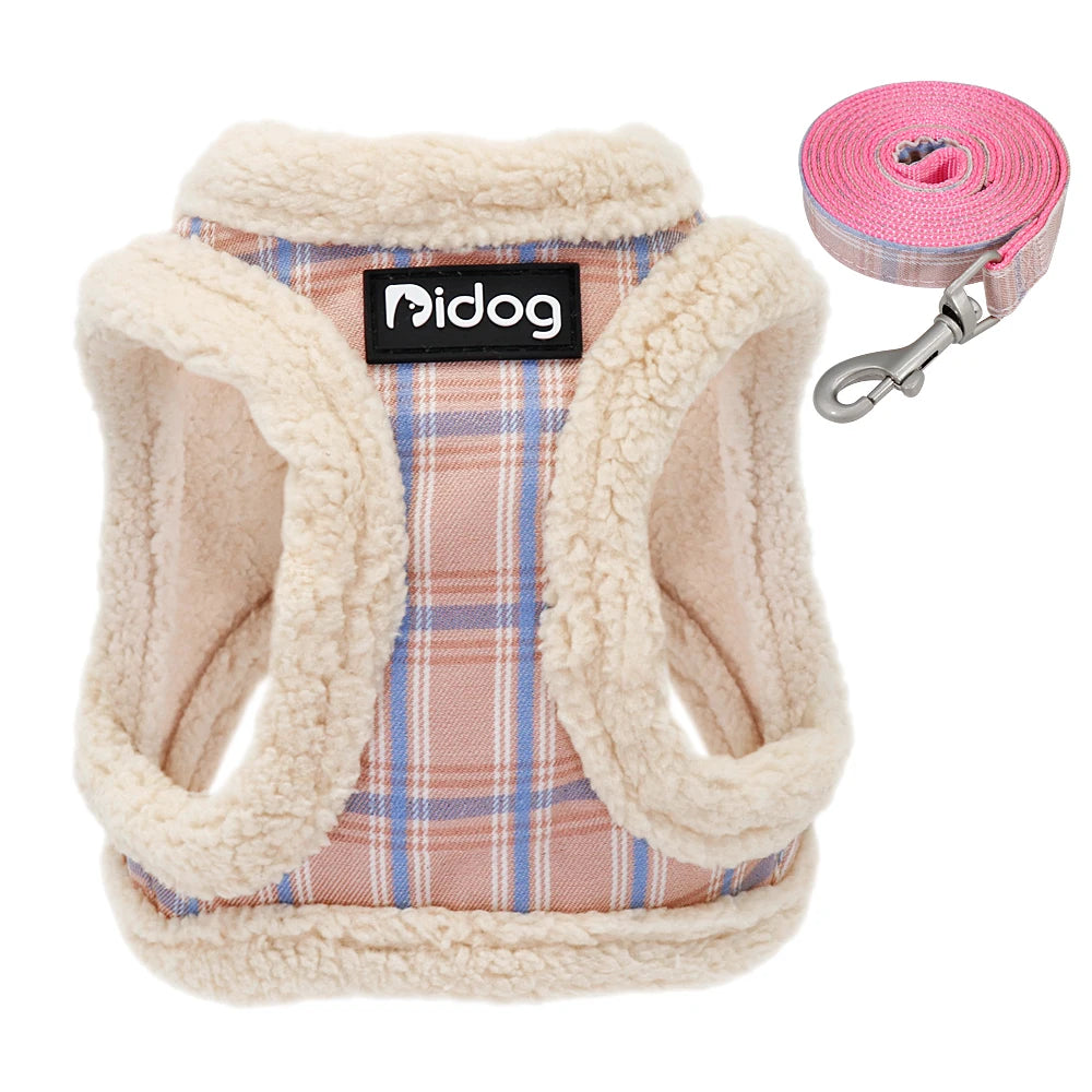 Soft Dog Cat Harness Vest No Pull Padded Pet Chihuahua Puppy Harness Leash Set Adjustable For Small Medium Dogs French Bulldog