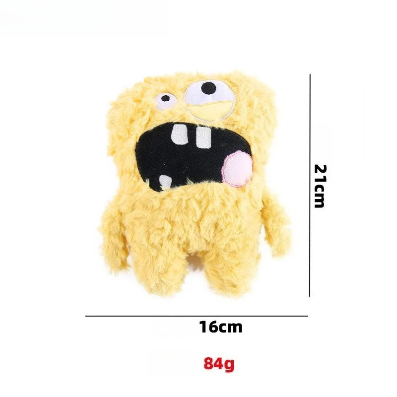 Cute Monster Plush Dog Toys, Squeaker & Crinkle, Washable, Pet Supplies, Ideal Pet Companion