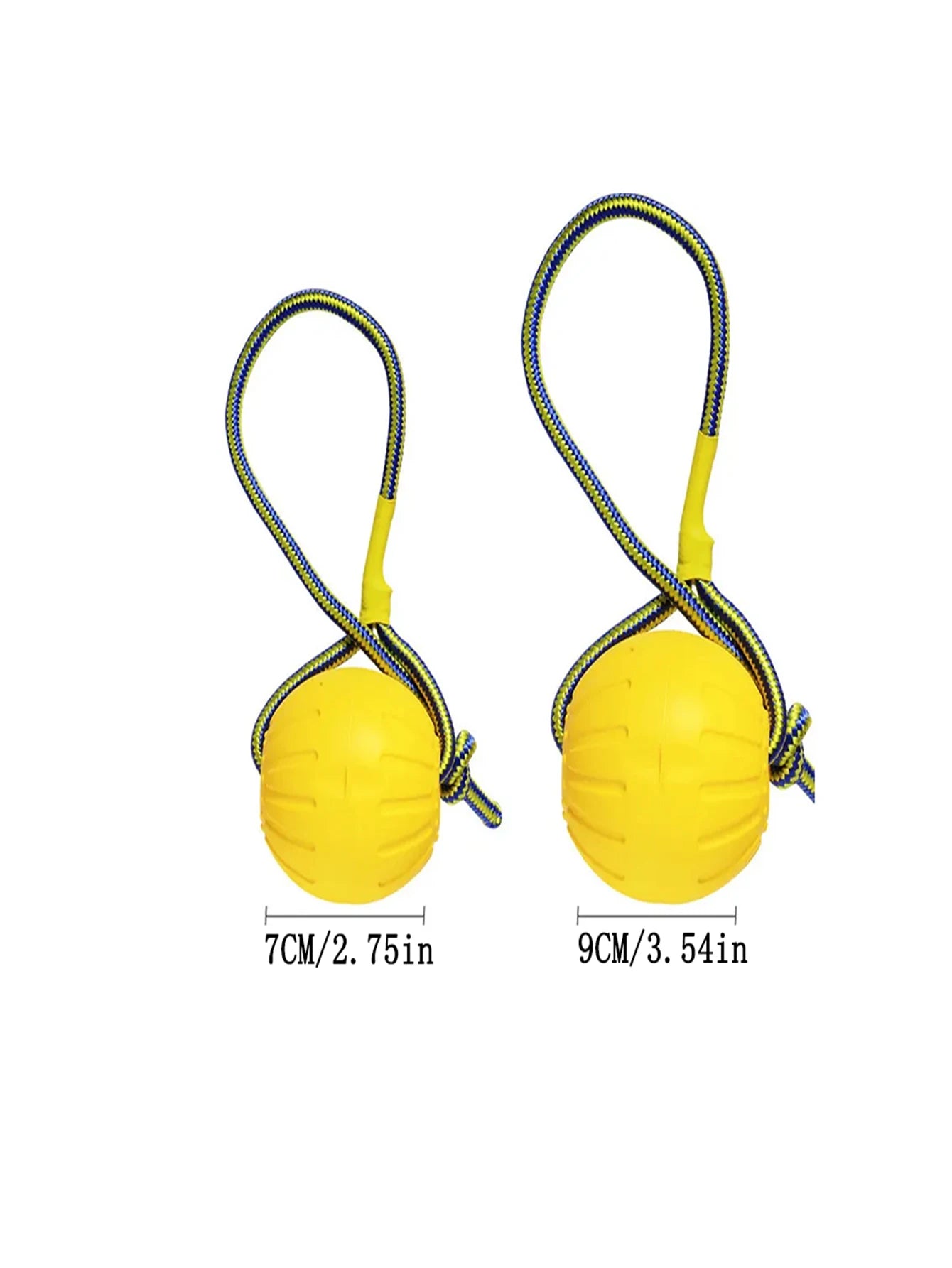 EVA pet toy ball dog floating training dog pull ring bite resistant teeth grinding pet ball wear rope ball