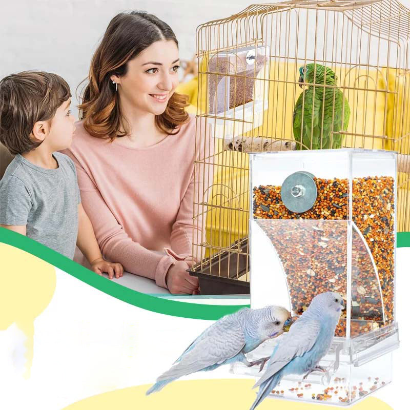 š„Hot Sale 49% OFF š¦Automatic No-Spill Transparent Bird Feeder