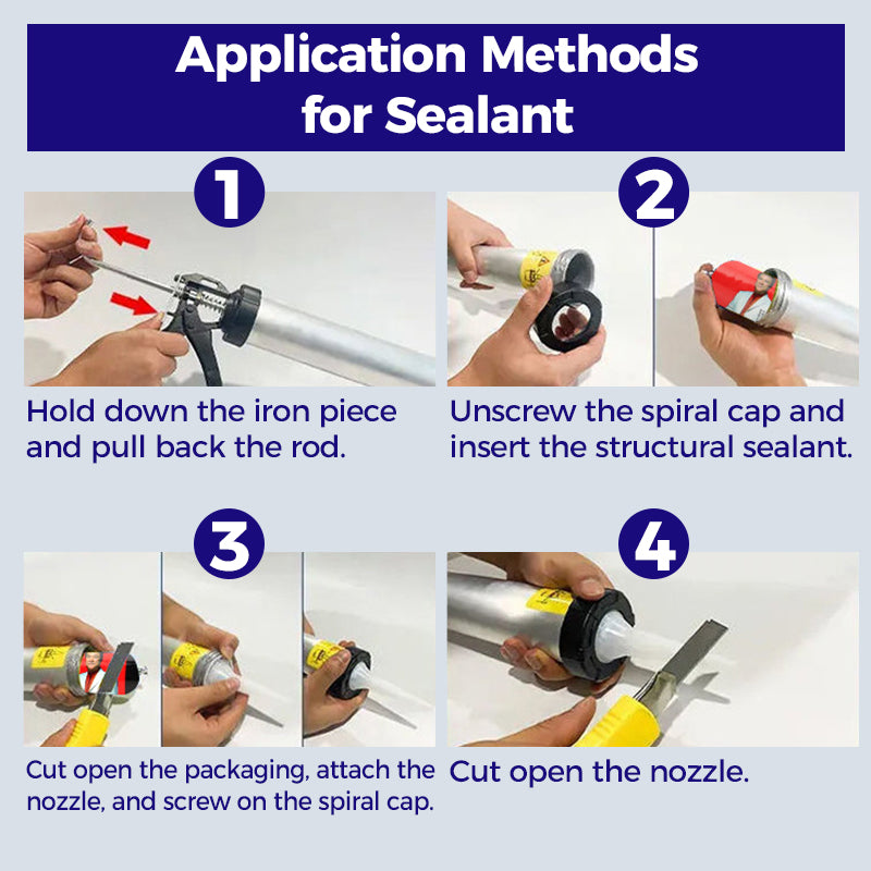 🎁 Hot Sale 49% OFF 🔥Waterproof Silicone Sealant for Indoor & Outdoor