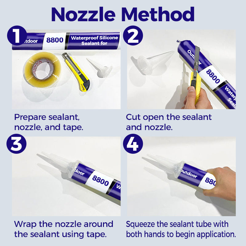🎁 Hot Sale 49% OFF 🔥Waterproof Silicone Sealant for Indoor & Outdoor