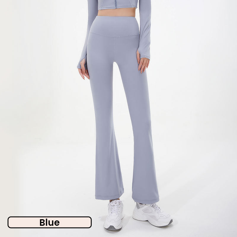 Skinny Quick-Drying High-Waist Bell-Bottomed Yoga Pants