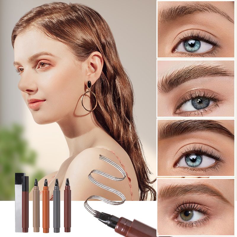 🎁Buy 1 Get 1 Free🔥Waterproof Four-tip Beard and Eyebrow Pen✨