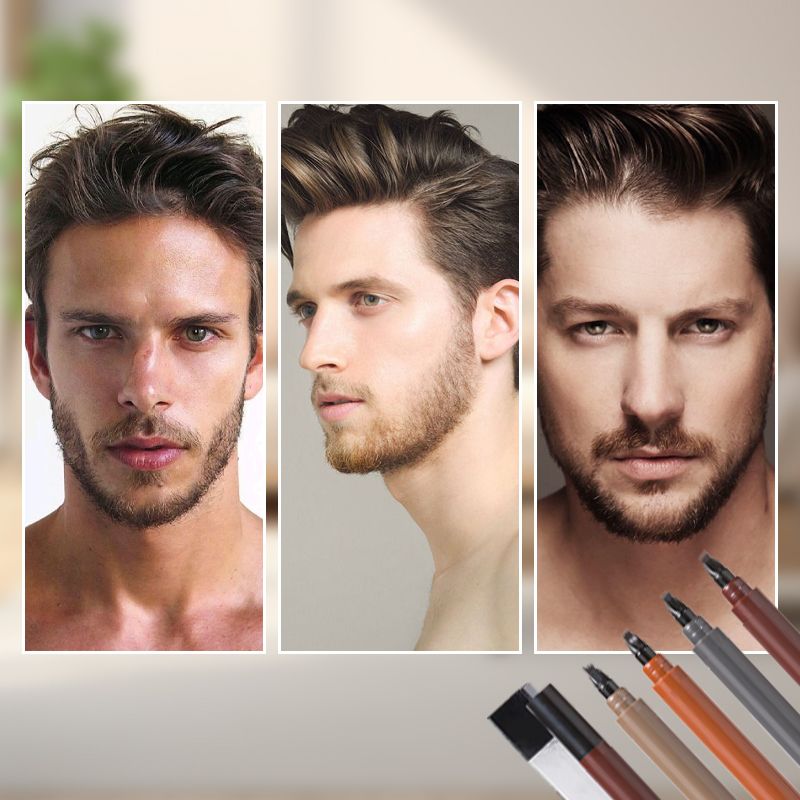 🎁Buy 1 Get 1 Free🔥Waterproof Four-tip Beard and Eyebrow Pen✨