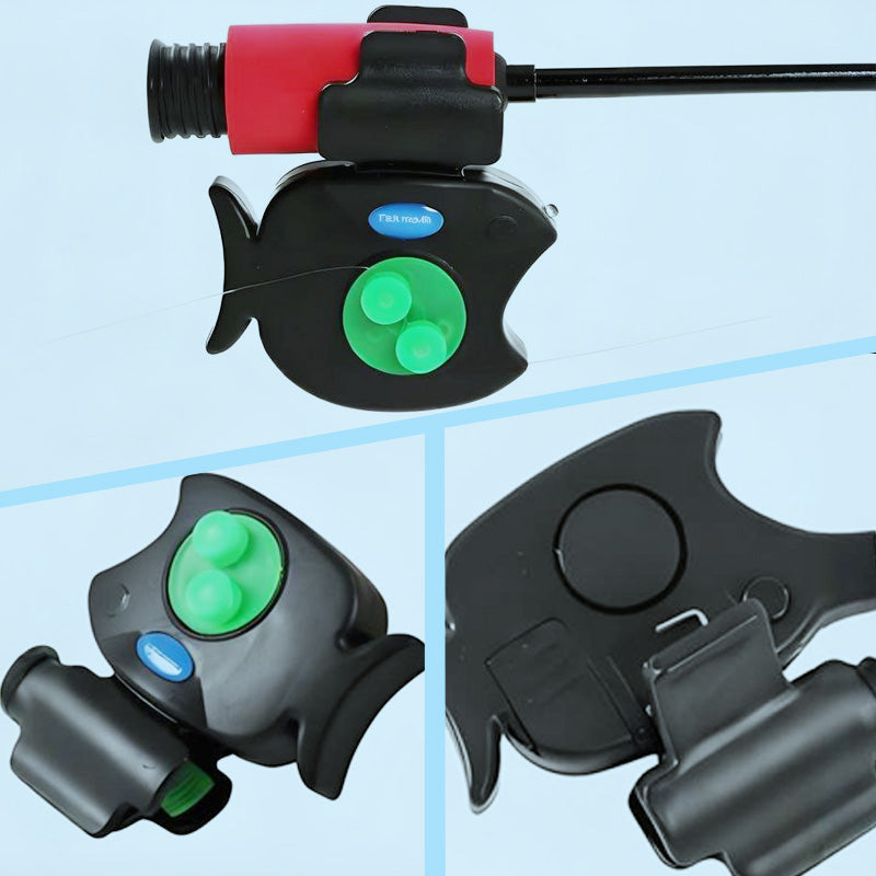Fish-Shaped Night Vision Sound & Light Alarm