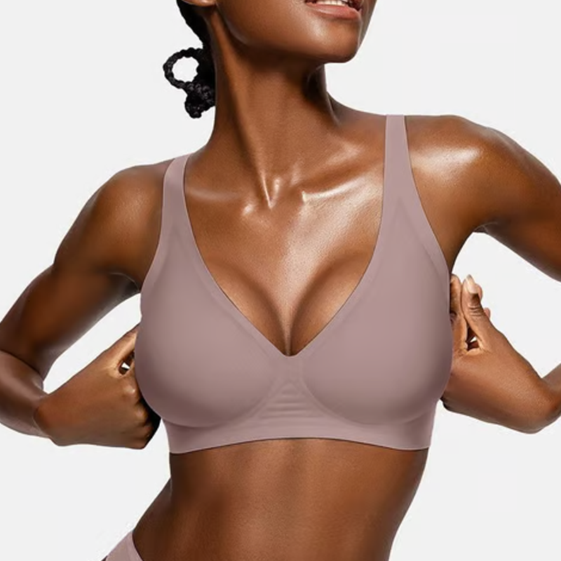 đSummer Hot Sale 49% OFFâ°Deep V Plunge Push-up Wirefree Seamless Jelly Bra