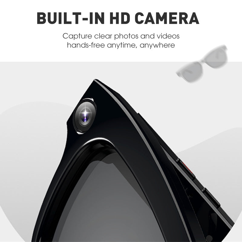 Smart AI Glasses with Photo & Video Capture