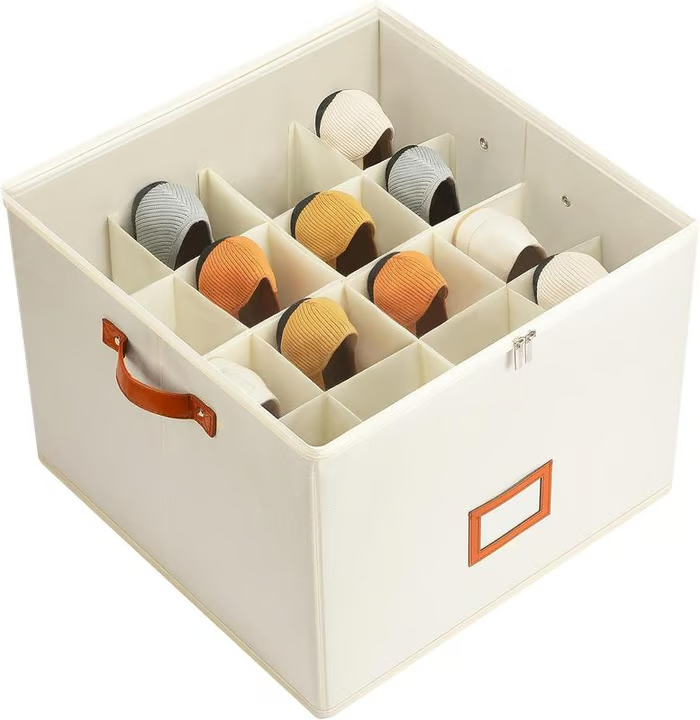 âłLimited time 50% offđ„Oxford Fabric Foldable Design Shoe Organizer, Storage Box