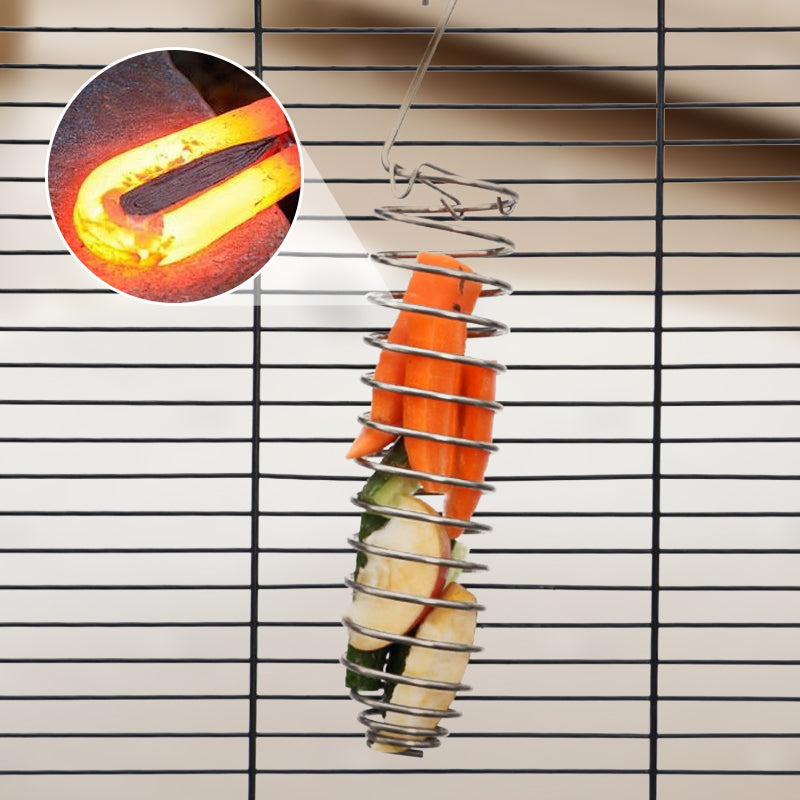 🦜Stainless Steel Hanging Feeder for Birds