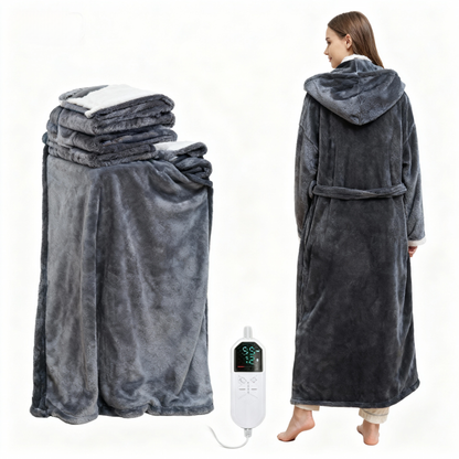 Wearable Heated Throw w/ Sleeves