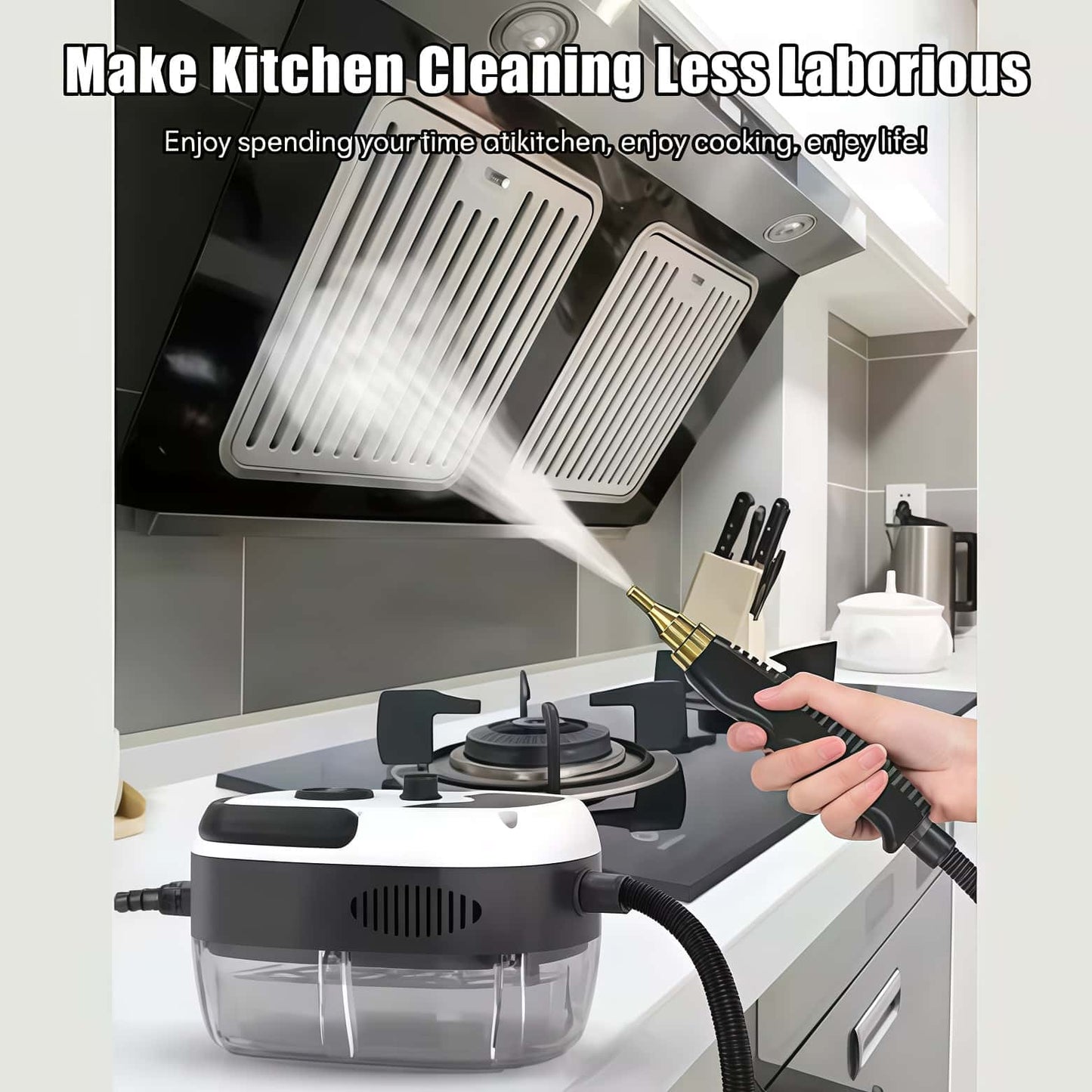 212°F Pure Steam Cleaner – Fast, Safe & Chemical-Free for Kitchen, Car & House