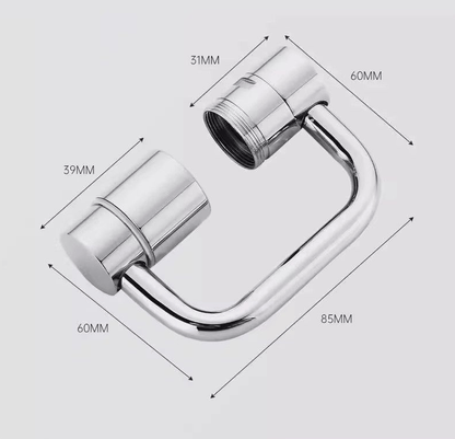 🚰 Upgrade Your Washing Routine - ✨ TTZZ 1080° Rotatable Faucet Aerator Extension - For Effortless, All-Angle Control!