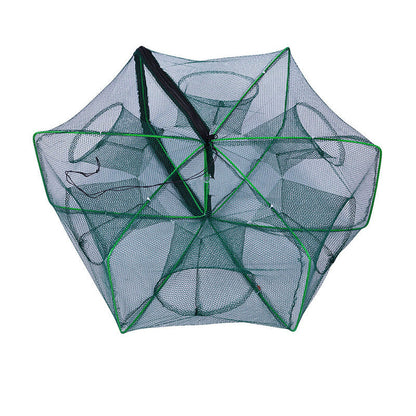 🚨 50% OFF! 🚨 Automatic folding net for anglers – reinforced nylon fishing net, landing net with telescopic handle 🎣✨