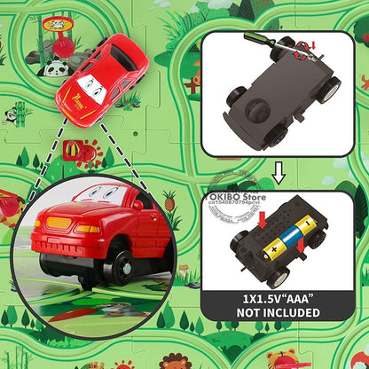 🚗Summer Hot Sales - 49% OFF🔥Children's Educational Puzzle Track Car Play Set🧩