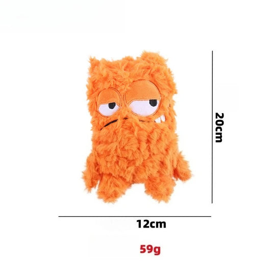 Cute Monster Plush Dog Toys, Squeaker & Crinkle, Washable, Pet Supplies, Ideal Pet Companion