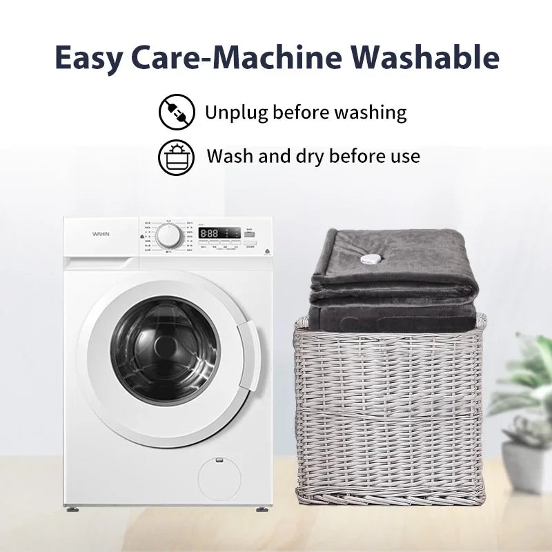 Wearable Heated Throw w/ Sleeves