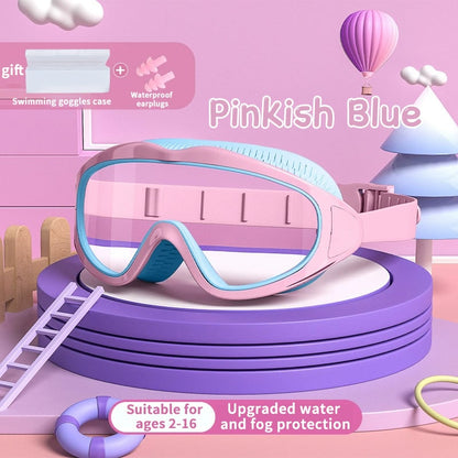 【💥2025 New Arrival 50% OFF💥】🎉HD children's large frame waterproof and anti-fog swimming goggles