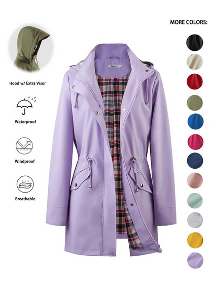 🔥HOT SALE 50% OFF🧥💦Womens Chic. Lightweight. Waterproof Jacket🍃-Unleash Style and Durability in Any Storm!