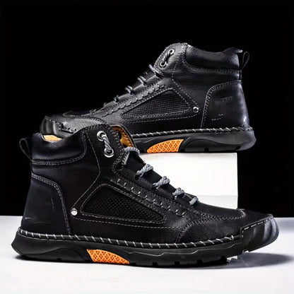 💥Hot Sale--50% Off💥Stylish Hand-Stitched Flat Sole Men's Boots💥Ultimate comfort💥