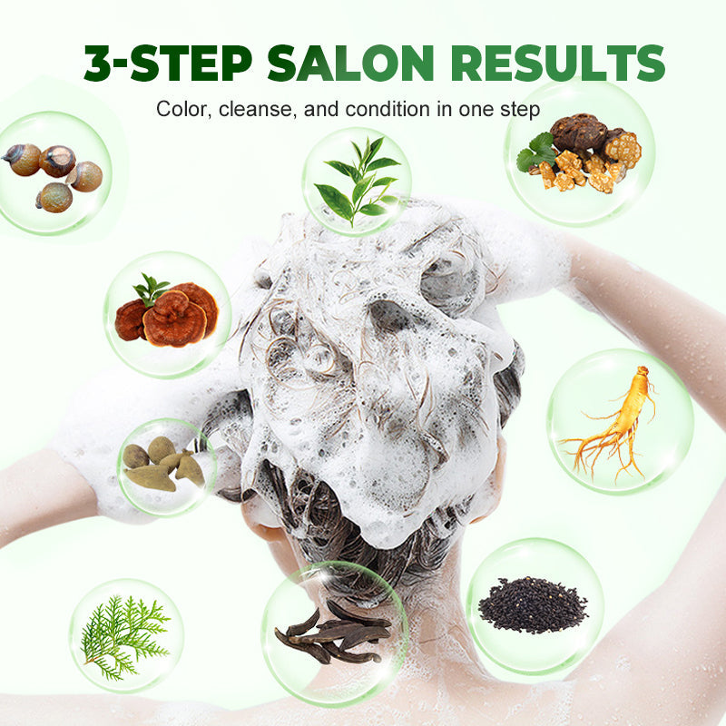 💥Buy more, get 30% off 💥3-In-1 Botanical Hair Coloring Cream